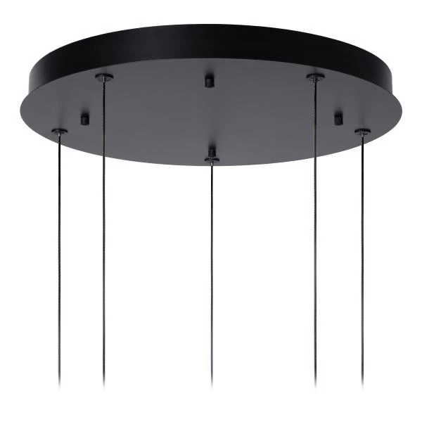 Lucide Premium GISELA - Pendant light - Ø 48 cm - LED Dim. - 5x3,8W 2700K - Transparant - detail 3